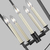 F3323/5SMS Thayer 5 Light Lantern Chandelier | Alternate Image
