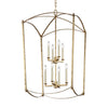 F3324/8ADB Thayer 8 Light Lantern Chandelier | Alternate Image