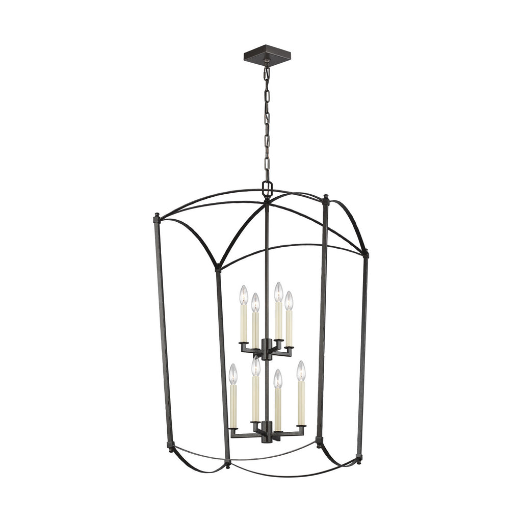 F3324/8SMS Thayer 8 Light Lantern Chandelier | Main Image