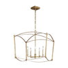 F3325/5ADB Thayer 5 Light Lantern Chandelier | Main Image