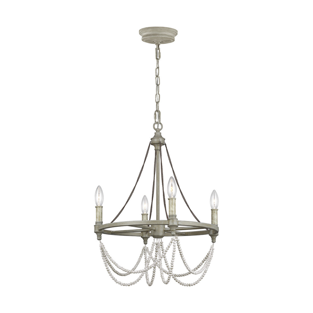 F3331/4FWO/DWW Beverly 4 Light Chandelier | Main Image