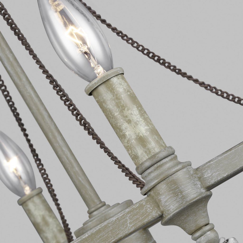 F3331/4FWO/DWW Beverly 4 Light Chandelier | Alternate Image