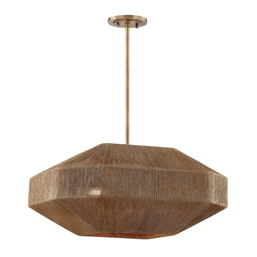 F3624-PBR Laken 4 Light Mini Chandelier | Alternate Image