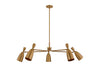F4050-PBR Spade 5 Light Mini Chandelier | Main Image