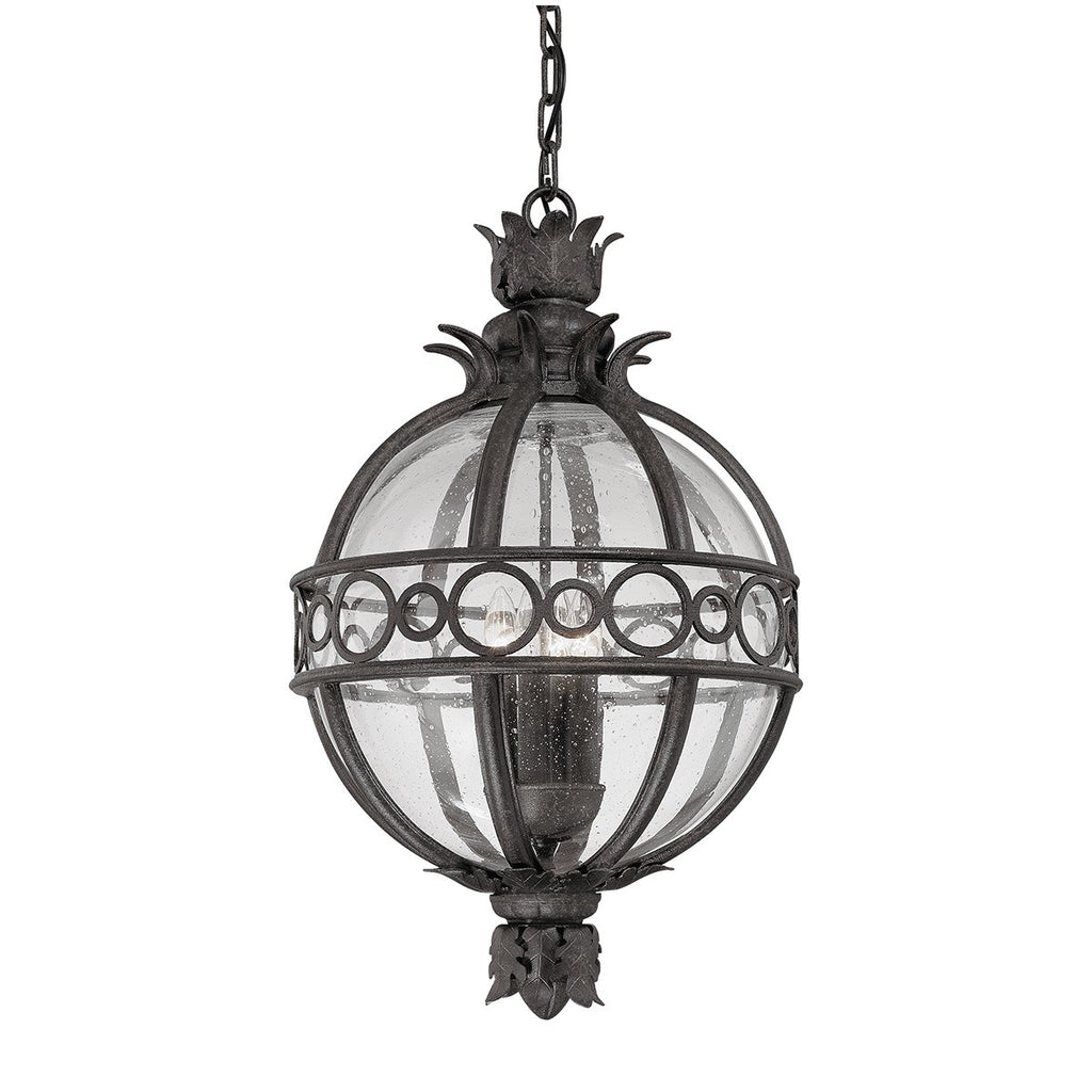 F5008-FRN Campanile 3 Light Outdoor Lantern Pendant | Main Image