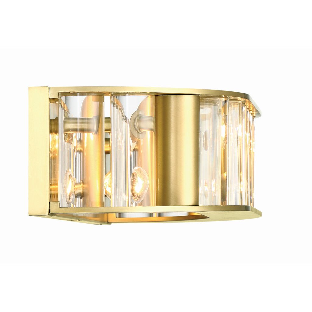 Crystorama Farris 21.5'' Sconce in Aged Brass - Additional View