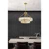 Crystorama Farris 24.5'' Chandelier in Aged Brass - Lifestyle View