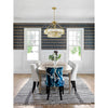 Crystorama Farris 24.5'' Chandelier in Aged Brass - Lifestyle View