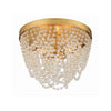 Crystorama Fiona 13.75'' Flush Mount in Antique Gold - Additional View