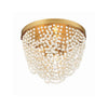 Crystorama Fiona 13.75'' Flush Mount in Antique Gold - Additional View
