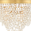 Crystorama Fiona 13.75'' Flush Mount in Antique Gold - Additional View