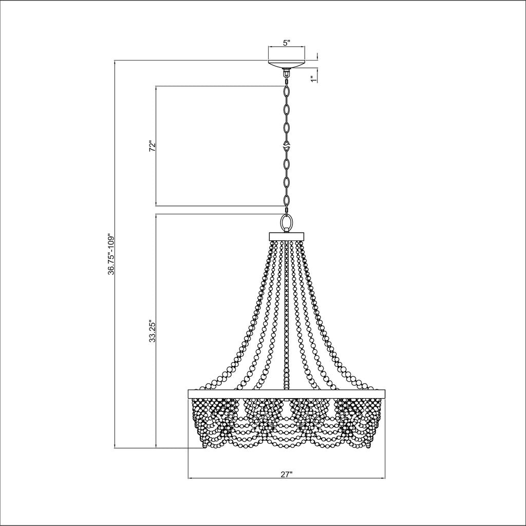 Crystorama Fiona 13.75'' Flush Mount - Product Dimensions
