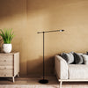 FL90155-BK Ryan Pauly Rotaire 1 Light Floor Lamp | Lifestyle Image