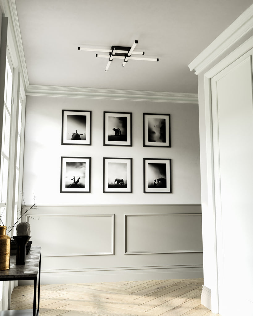 FM23534-BK Ryan Pauly Blade 1 Light Flush Mount | Lifestyle Image