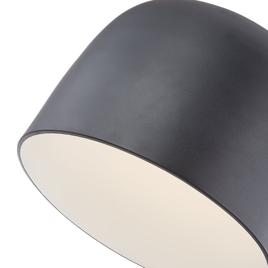 FM44912-BK/WH Cayne 1 Light Flush Mount | Alternate Image