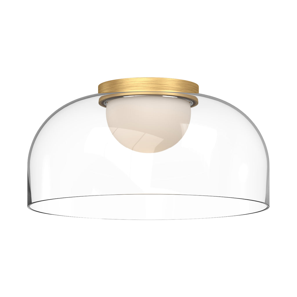 FM52512-BG/CL Cedar 1 Light Flush Mount | Main Image