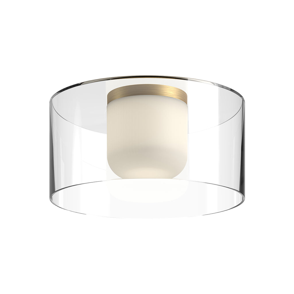 FM53512-BG/CL Ryan Pauly Birch 1 Light Flush Mount | Main Image
