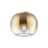 FM57508-BG/CP Ryan Pauly Samar 1 Light Flush Mount | Main Image