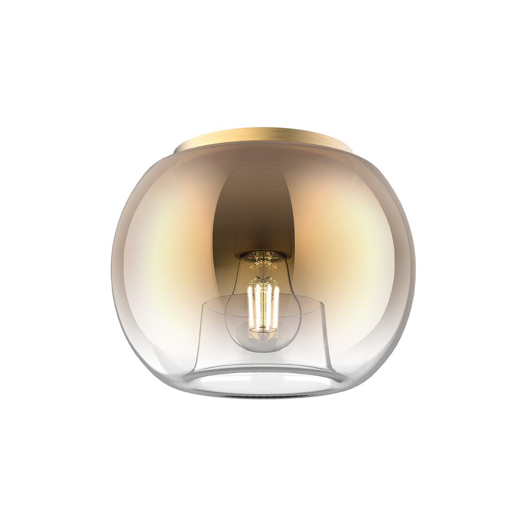 FM57508-BG/CP Ryan Pauly Samar 1 Light Flush Mount | Main Image