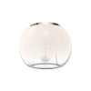 FM57508-CH/OP Ryan Pauly Samar 1 Light Flush Mount | Main Image