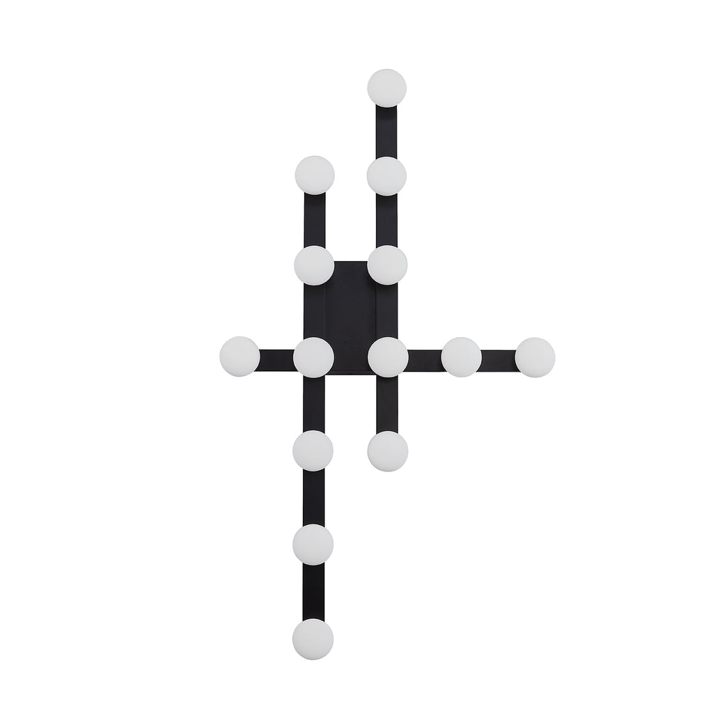 FM63432-BK Ryan Pauly Rezz 1 Light Flush Mount | Main Image