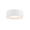 FM82104-WH Savile 1 Light Flush Mount | Main Image