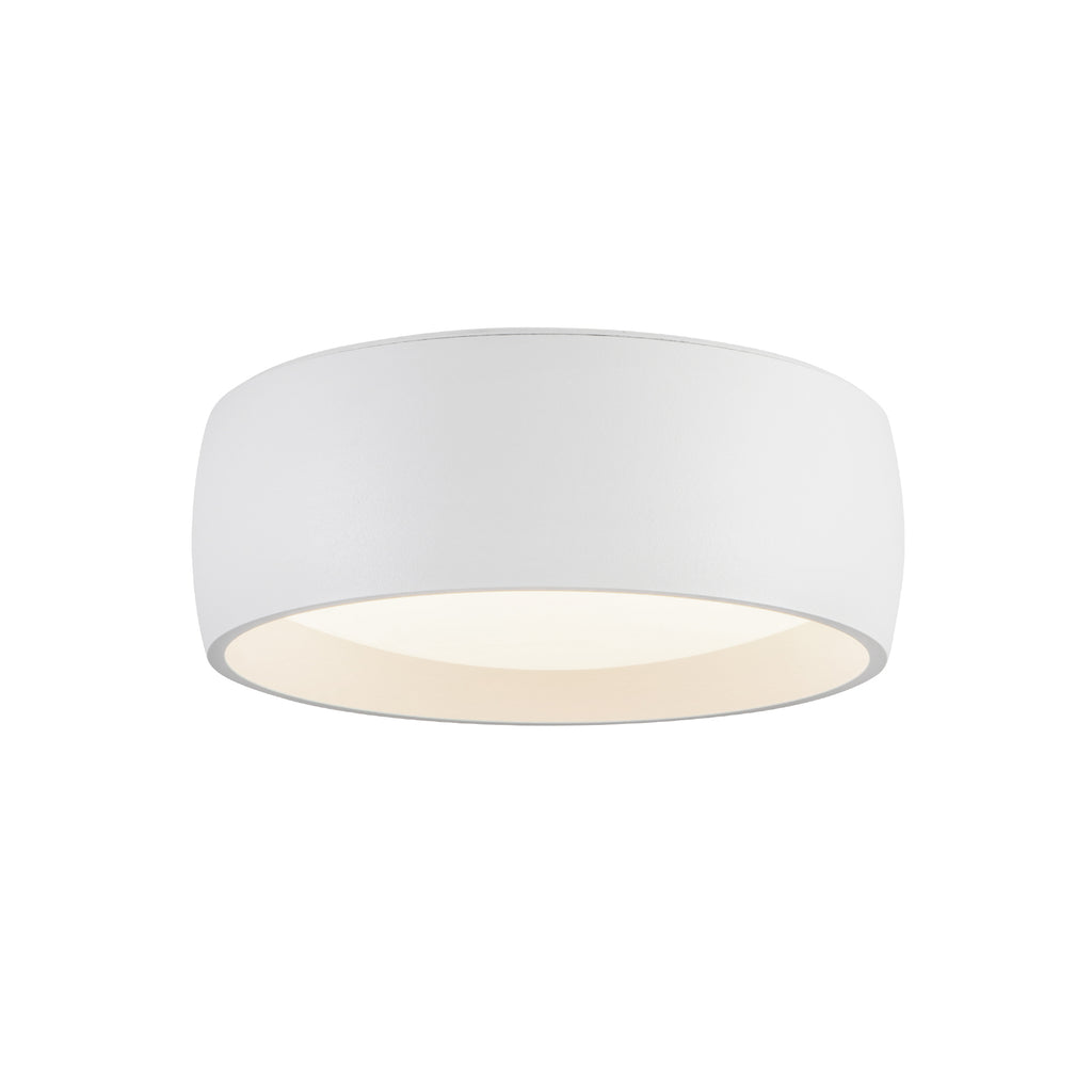 FM82106-WH Savile 1 Light Flush Mount | Main Image
