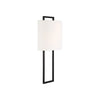 Crystorama Fremont 10'' Sconce in Black Forged - Front View
