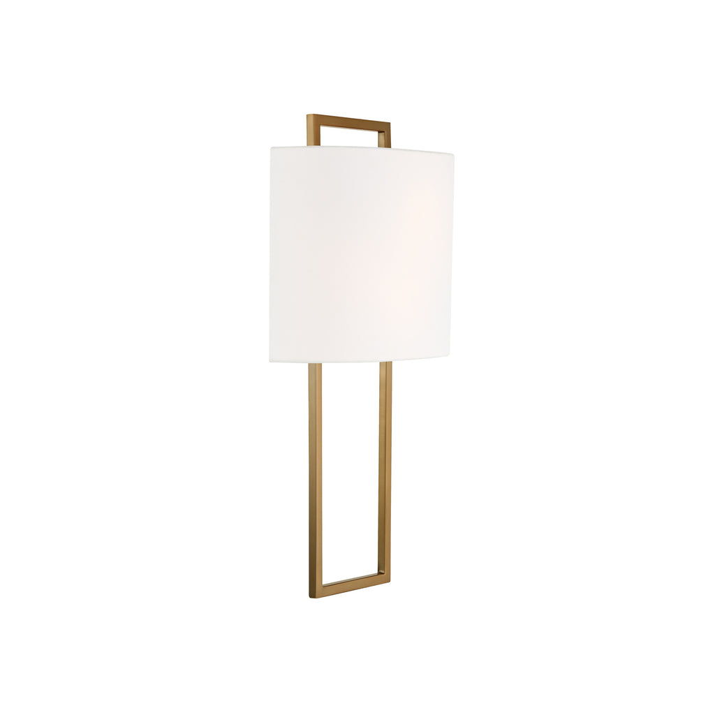 Crystorama Fremont 10'' Sconce in Vibrant Gold - Front View