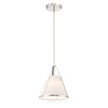 Crystorama Fulton 9.25'' Pendant in Polished Nickel - Front View