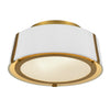 Crystorama Fulton 12'' Semi Flush Mount in Antique Gold - Additional View