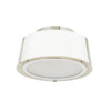 Crystorama Fulton 12'' Semi Flush Mount in Polished Nickel - Additional View