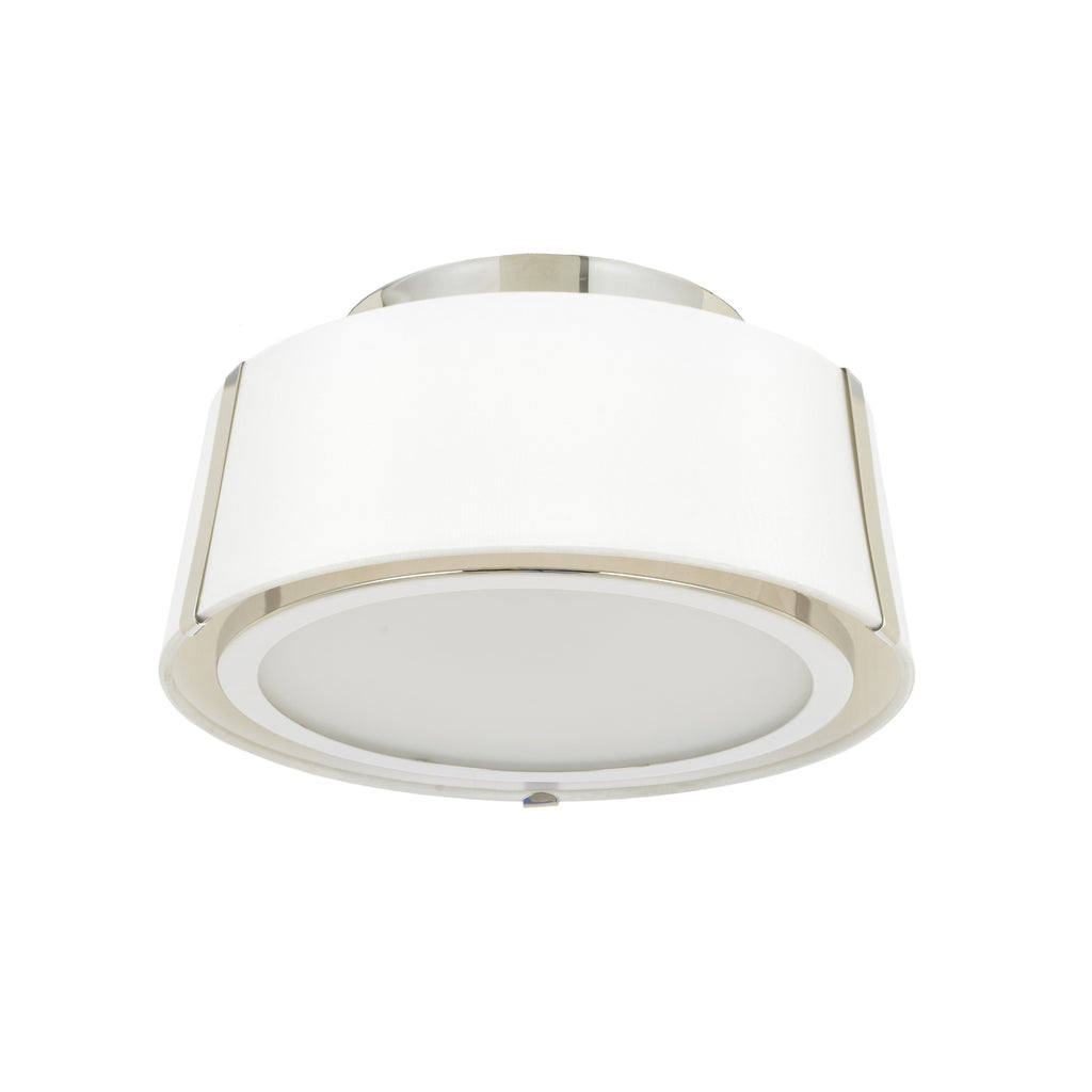 Crystorama Fulton 12'' Semi Flush Mount in Polished Nickel - Additional View