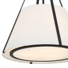 Crystorama Fulton 20'' Pendant in Black - Additional View