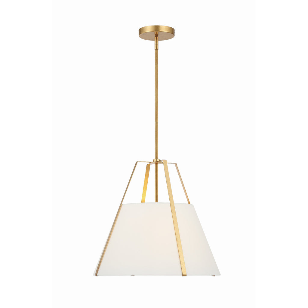 Crystorama Fulton 20'' Pendant in Antique Gold - Additional View