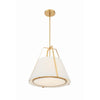 Crystorama Fulton 20'' Pendant in Antique Gold - Additional View