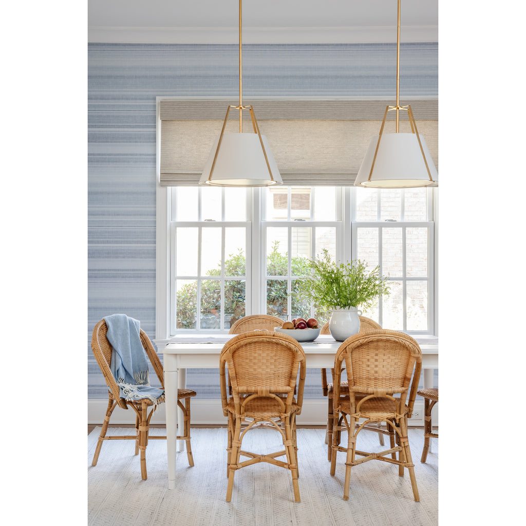 Crystorama Fulton 20'' Pendant in Antique Gold - Lifestyle View