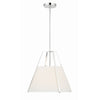 Crystorama Fulton 20'' Pendant in Polished Nickel - Additional View
