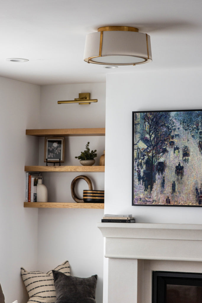 FUL-905-GA Fulton 18'' Semi Flush Mount | Lifestyle Image