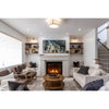 Crystorama Fulton 18'' Semi Flush Mount in Antique Gold - Lifestyle View