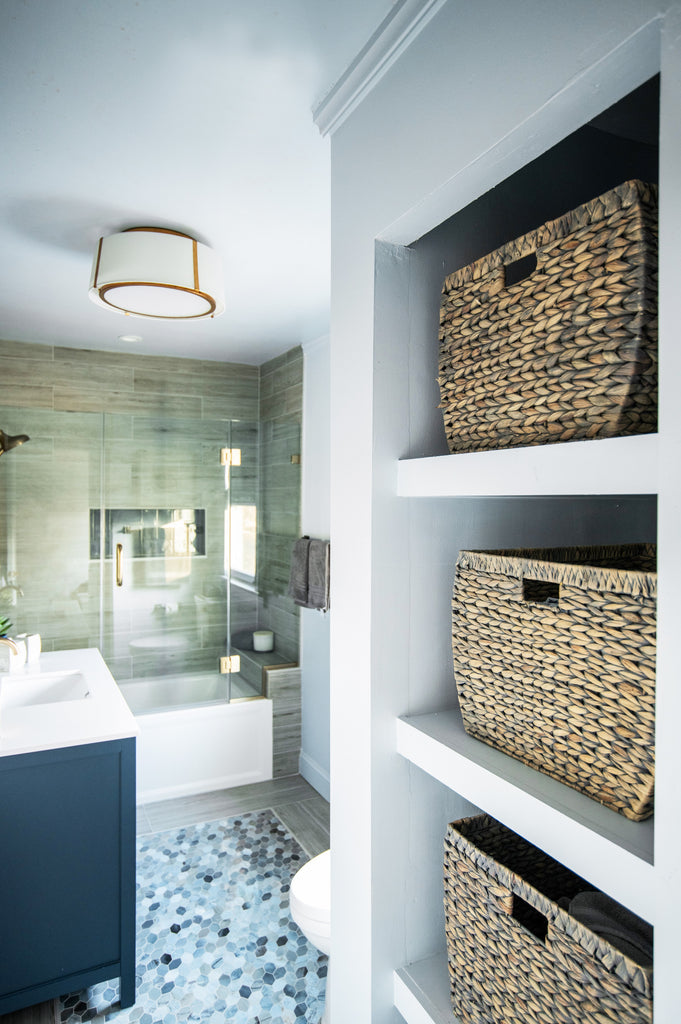 FUL-905-GA Fulton 18'' Semi Flush Mount | Lifestyle Image