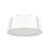 Crystorama Fulton 18'' Semi Flush Mount in Polished Nickel - Additional View