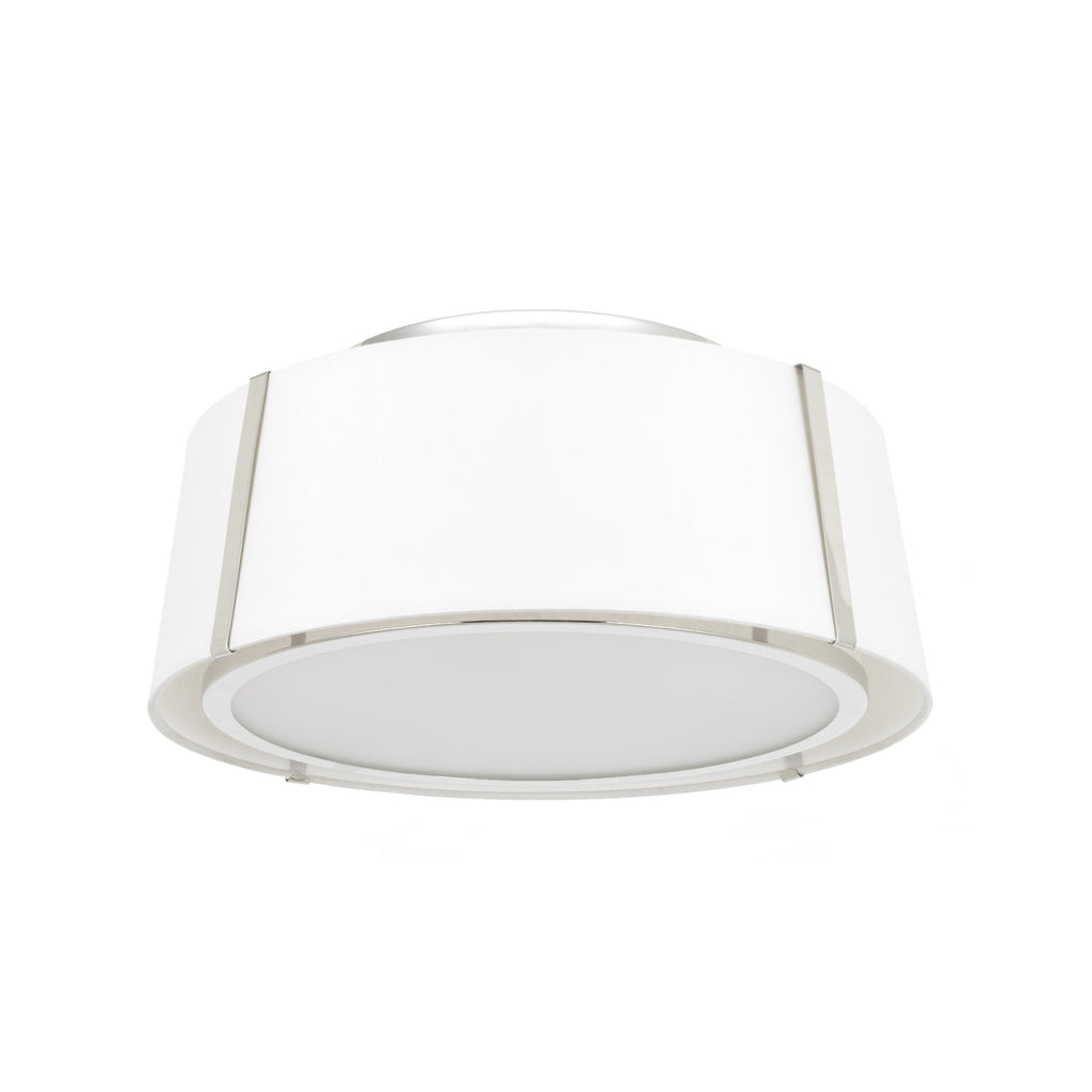 Crystorama Fulton 18'' Semi Flush Mount in Polished Nickel - Additional View