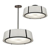 Crystorama Fulton 24'' Pendant in Black - Additional View