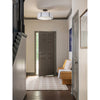 Crystorama Fulton 24'' Semi Flush Mount in Black - Lifestyle View