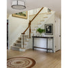 Crystorama Fulton 24'' Semi Flush Mount in Black - Lifestyle View