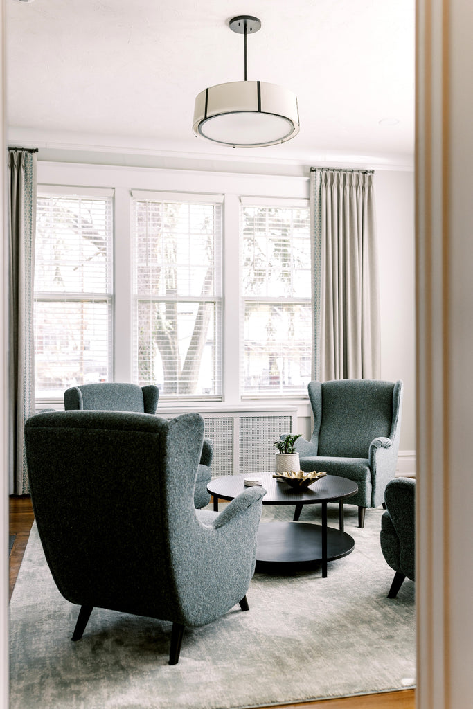 FUL-907-BK_ULN Fulton 6 Light Chandelier | Lifestyle Image