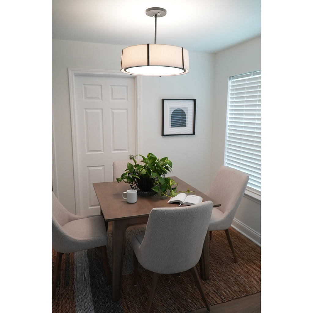 Crystorama-OPEN-BOX Fulton 6 Light Chandelier in Black - Lifestyle View