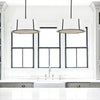 FUL-907-BK Fulton 6 Light Chandelier | Lifestyle Image