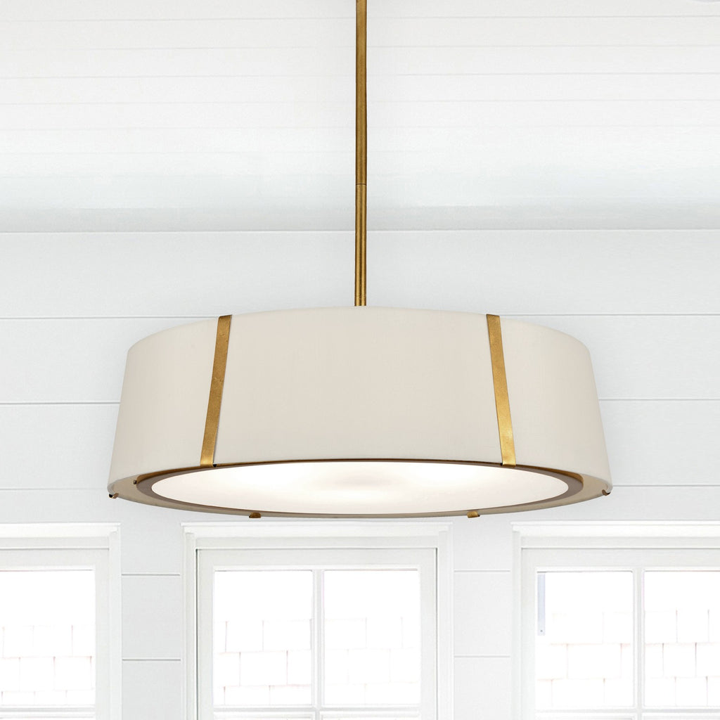 FUL-907-GA Fulton 6 Light Chandelier | Lifestyle Image